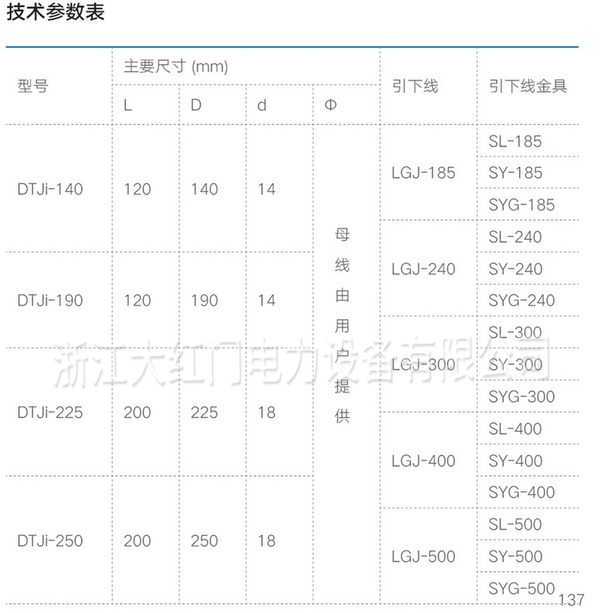 DTJ1型倒裝接頭金具