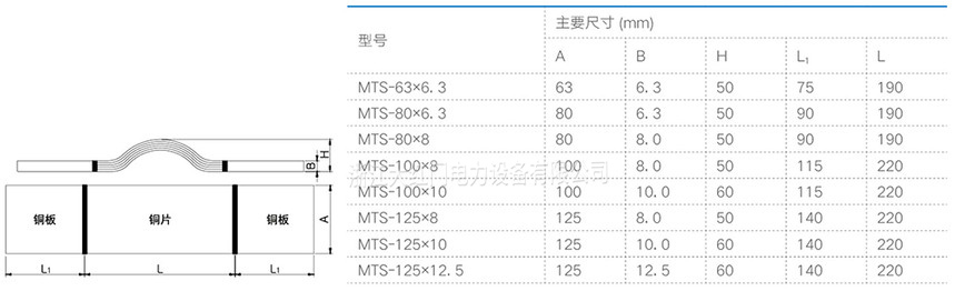 MTS銅母線伸縮節(jié)