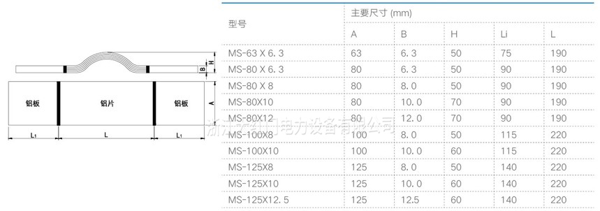 MS鋁母線伸縮節(jié)