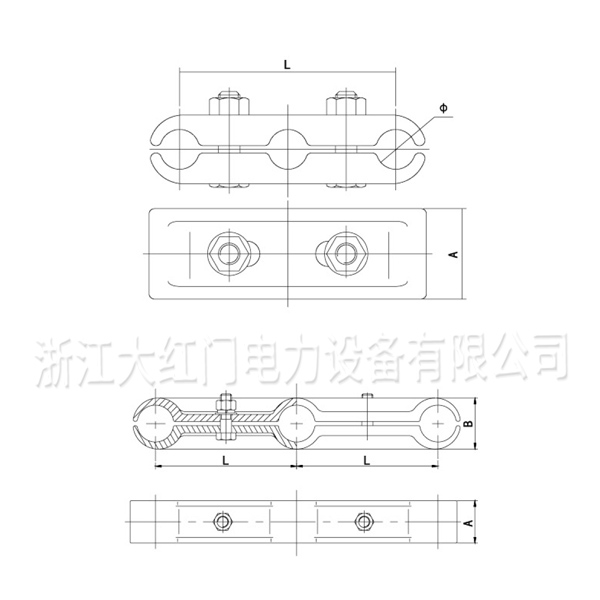 MSJ型三分裂軟母線(xiàn)間隔棒