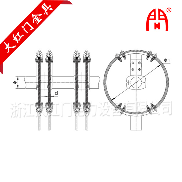 管母線(xiàn)消振環(huán)組裝圖MGTA-2