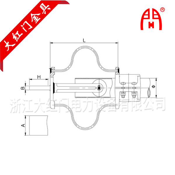 WISZS型管母線(xiàn)間伸縮線(xiàn)夾