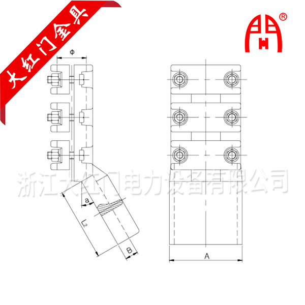 SL-N;SL-K系列耐熱導(dǎo)線、大截面導(dǎo)線螺栓型設(shè)備線夾