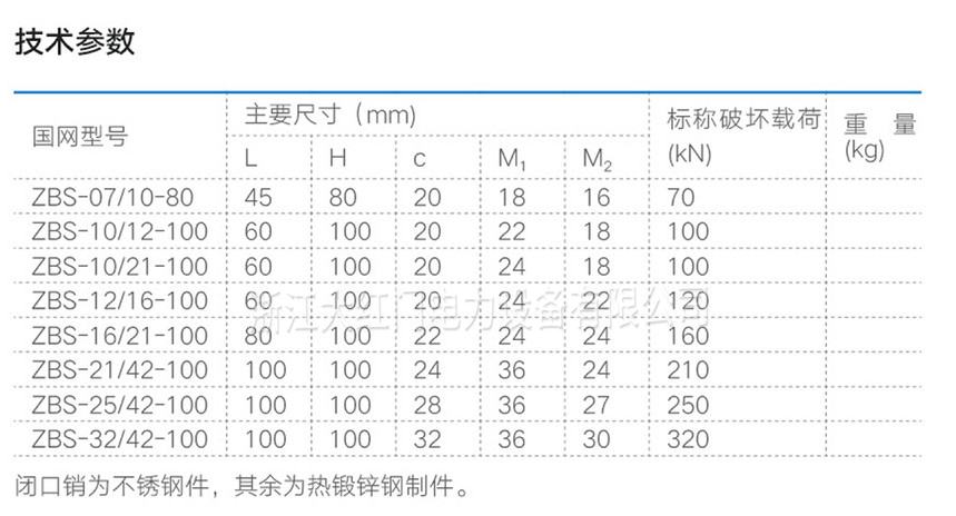 ZBS型掛板